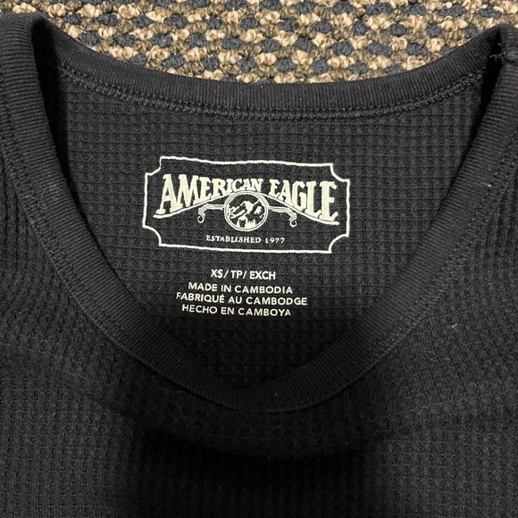 Black American Eagle waffle thermal 🎵 - Picture 2 of 3